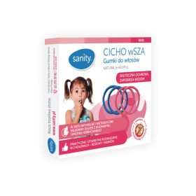   Sanity CICHO wSZA Haargummis für Kinder - Schutz vor Läusen mit natürlichen Ölen