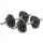  VERSTELLBARER HANTELSATZ AUS GUSSEISEN 2x10KG GRIFFPLATTEN 20kg