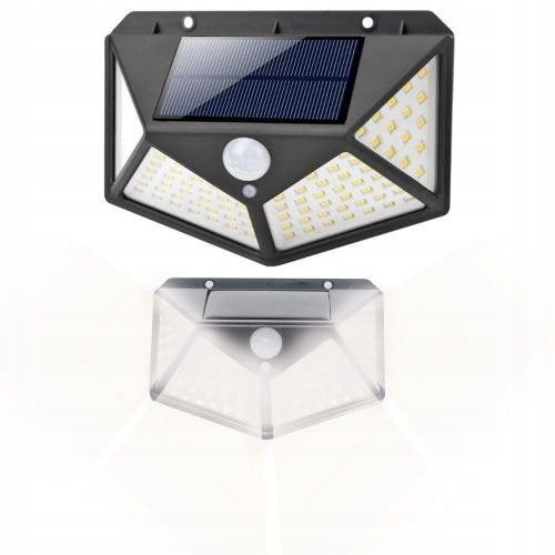  Izoxis Straßenlampe 7 W 250 lm, solarbetrieben