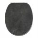 Toilettensitze AWDinterior Arona AWD02181852 WC-Sitz aus schwarzem MDF