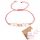  Armband mit Herzmotiv LOVE STONE, natürlicher Rosenquarz