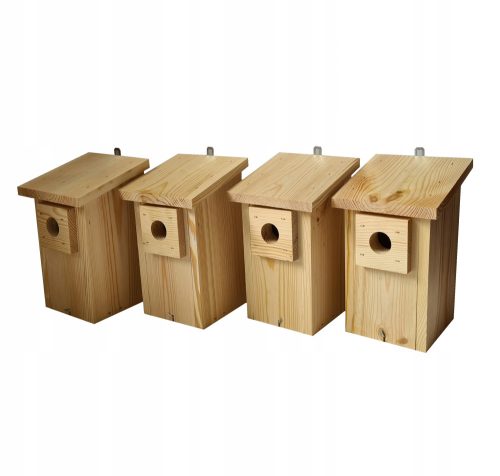  Nistkästen für Meisen, 4er-Set, Nistkasten