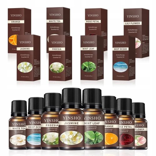 Ätherische Duftöle Ag-Bet Duftöle 10 ml, 8 Stück