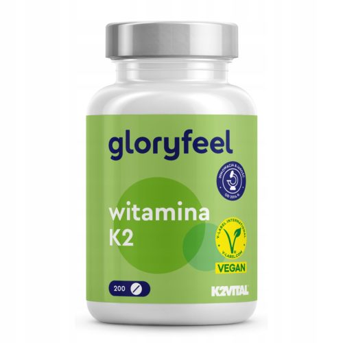 Vitamin K2 Tabletten von Gloryfeel – Ideal für starke Knochen & Blutgerinnung