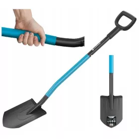    Cellfast Metallspaten 18 x 119,5 cm + Cellfast Handschuhe Größe L