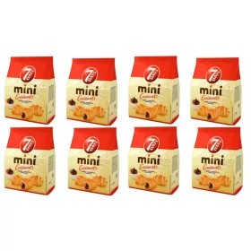   7DAYS Mini Schoko-Hörnchen, 8x185g Packung - Verführerisch schokoladig