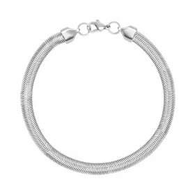  Schlangenarmband aus Stahl, Linse