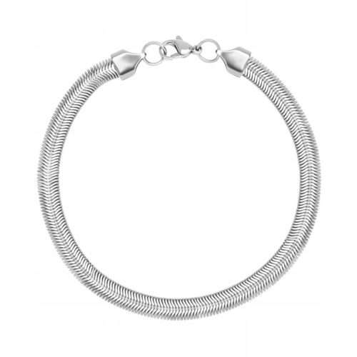  Schlangenarmband aus Stahl, Linse