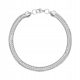  Schlangenarmband aus Stahl, Linse