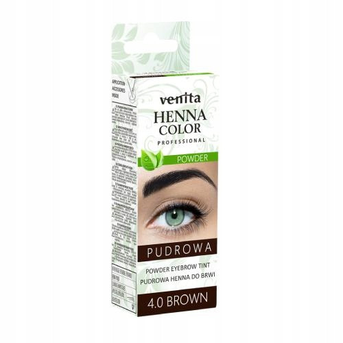  Venita Henna-Pulver zum Bemalen der Augenbrauen 4,0 Braun