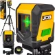  Laser-Nivellierkreuz, grüner, selbstnivellierender Laser + JCB-Stativ