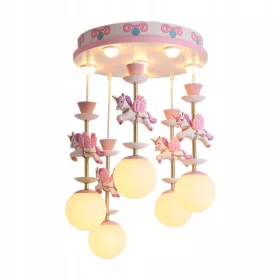  FOXBUY E12 Deckenleuchte rosa und lila