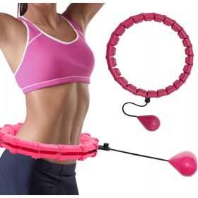 Hula-Hoop-Reifen mit Hikey-Nieten 45 cm rosa und lila