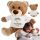  Ein Geschenk für ein Mädchen zum Valentinstag, ein Teddybär, ein Teddybär, ein Teddybär mit Namen.