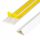 Selbstklebender Abdeckstreifen 25x25 WEISS aus flexiblem PVC - 50 m