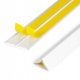 Selbstklebender Abdeckstreifen 25x25 WEISS aus flexiblem PVC - 50 m