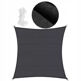  Gartensegel 400 x 400 cm Bambus