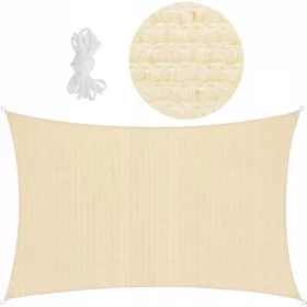  Gartensegel 300 x 400 cm Bambus