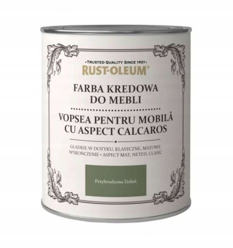  Rust-Oleum Kreidefarbe für Möbel, 750 ml, schmutziges Mattgrün