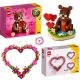  LEGO Creator 40638 herzförmige Dekoration + LEGO ICONS 404624 Valentinstag-Lego-Teddybär für Mädchen als Geschenkbär Valentinstag-Braunbär