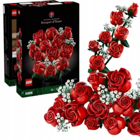    LEGO ICONS 8245614 LEGO ROSENSTRAUSS, GESCHENK FÜR SIE, IHN, VALENTINSTAGSBLUMEN, ROSEN, BLUMEN
