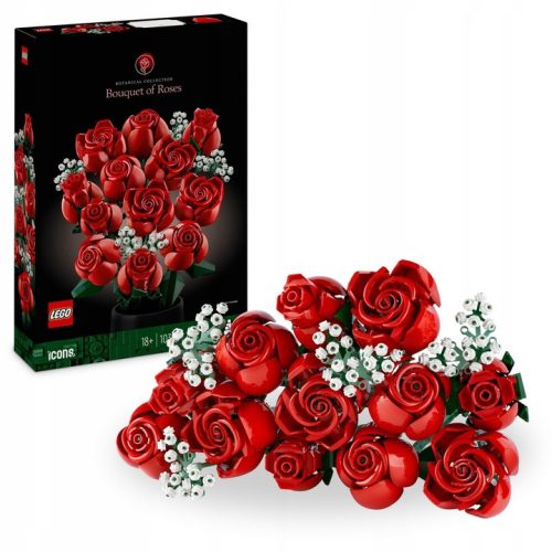 LEGO ICONS 8245614 LEGO ROSENSTRAUSS, GESCHENK FÜR SIE, IHN, VALENTINSTAGSBLUMEN, ROSEN, BLUMEN