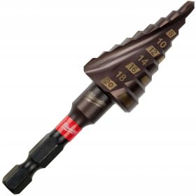 4–20 mm Stoßwellen-Schlag-Stufenbohrer, Milwaukee