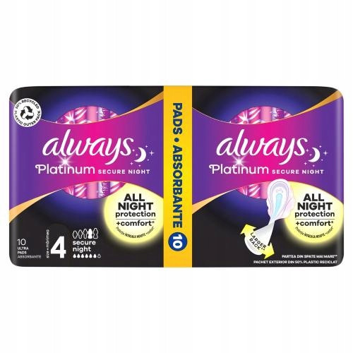  Always Damenbinden mit Flügeln, 10 Stk.