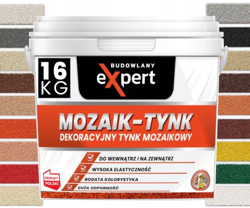 DEKORATIVES MOSAIK-GIPS-Mosaik – Gips, 16 kg, satte Farben, beständig