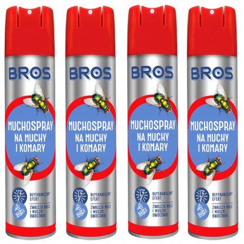  Bros Aerosolsprüher 400 ml gegen Fliegen und Mücken