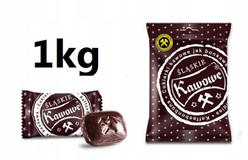 Schlesische Kaffeebonbons von Visa Bell - Hartkaramellen mit Kaffeearoma, 1kg