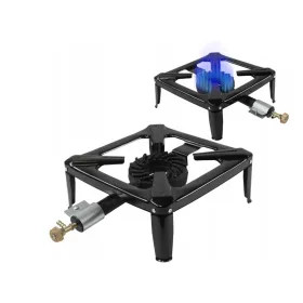 Gashocker, Küche, ITA-Gasbrenner aus Gusseisen