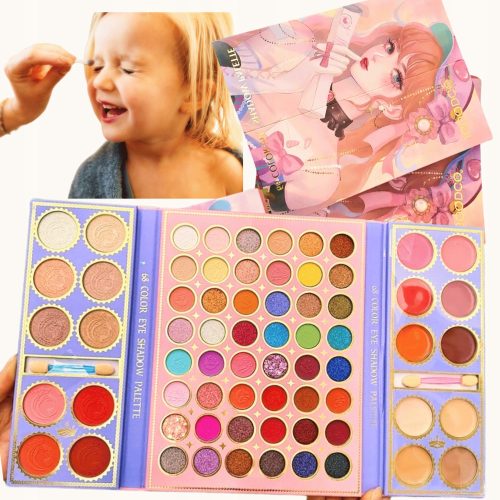  Make-up-Set für Kinder, große Make-up-Kosmetikpalette