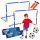 2 x Fußballtor-Fußballset für Kinder