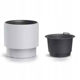    Prosperplast Blumentopf 46,8 cm x 46,8 x 44 cm Durchmesser 46,8 cm Kunststoff weiß