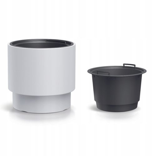 Prosperplast Blumentopf 46,8 cm x 46,8 x 44 cm Durchmesser 46,8 cm Kunststoff weiß