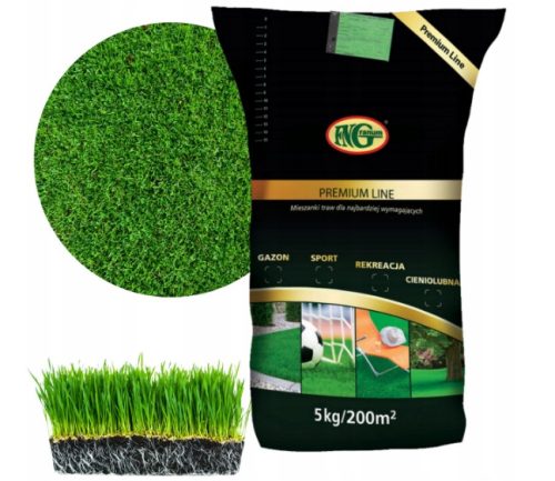  Dekogras, Grasmischung, für schattige Bereiche, Garten Granum 200 m² 5 kg
