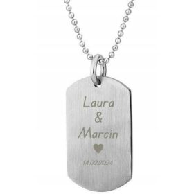  Hundemarke aus Chirurgenstahl mit Gravur x2