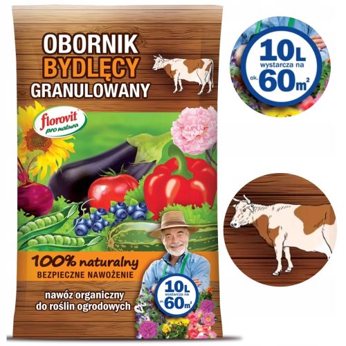  Granulierter Rindermist Florovit Pro Natura 10 l