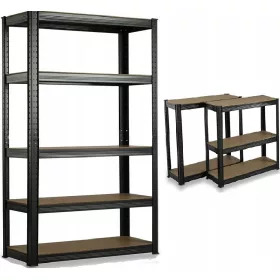    Topeshop Lagerregal aus Metall, 180 x 90 x 40 cm, max. 175 kg pro Regal