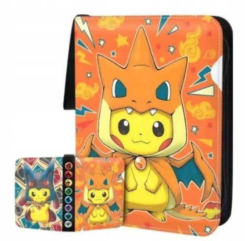  Pokemon-Karten-Sammelalbum, Ordner, 50 Seiten, 400 Karten, Schloss