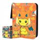  Pokemon-Karten-Sammelalbum, Ordner, 50 Seiten, 400 Karten, Schloss