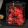 Dekorative Figuren und Skulpturen für zu Hause BÄR MIT ROSEN Valentinstag Rote LED 40 cm MIS06CZE