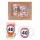  Set aus Bierkrug und Becher, Geschenk zum GEBURTSTAG 18-99, Mann, Ehemann, DESIGNS