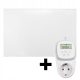 Infrarotheizung, elektrisches Wand-IR-Panel 600 W mit Thermostat