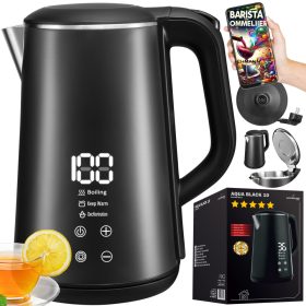  Lehmann Aqua Black 10 Wasserkocher 1500 W 1,6 l schwarz