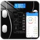 Personenwaagen (intelligent, analytisch und mechanisch) SMART Elektronische Personenwaage, Analyseglas, 180 kg, Bluetooth BT