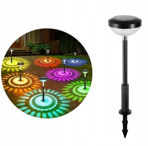  Eko-Light Einbau-Solarlampe, schwarz, 35 cm, 1 Stk.