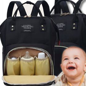    TASCHE FÜR MUTTER UND PAPA FÜR DEN KINDERWAGEN PRAKTISCHER RUCKSACK-ORGANISATOR MIT 3-IN-1-KAPAZITÄT