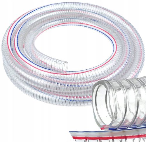  SAUGSCHLAUCH 1 Zoll 1'' 25 mm - verstärkt mit 5 m Draht